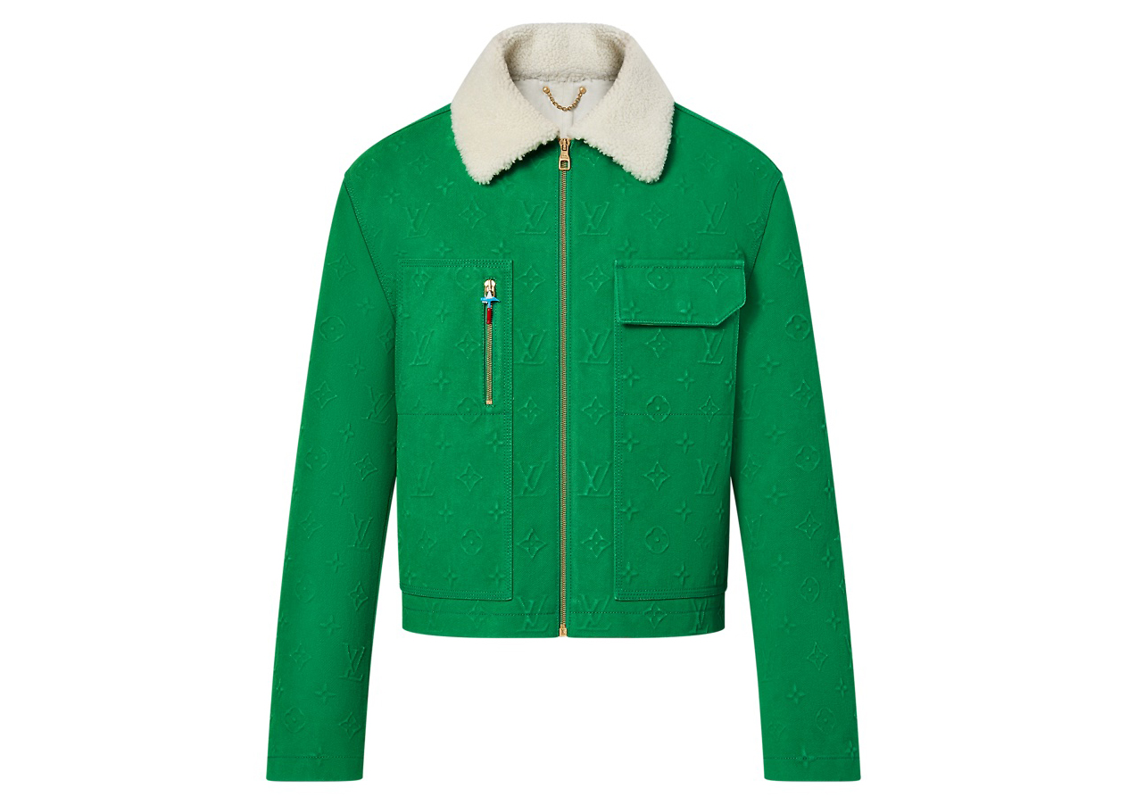 Louis Vuitton Monogram Workwear Denim Jacket Green メンズ - FW21 - JP