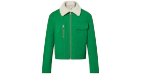 Louis Vuitton Monogram Workwear Denim Jacket Green