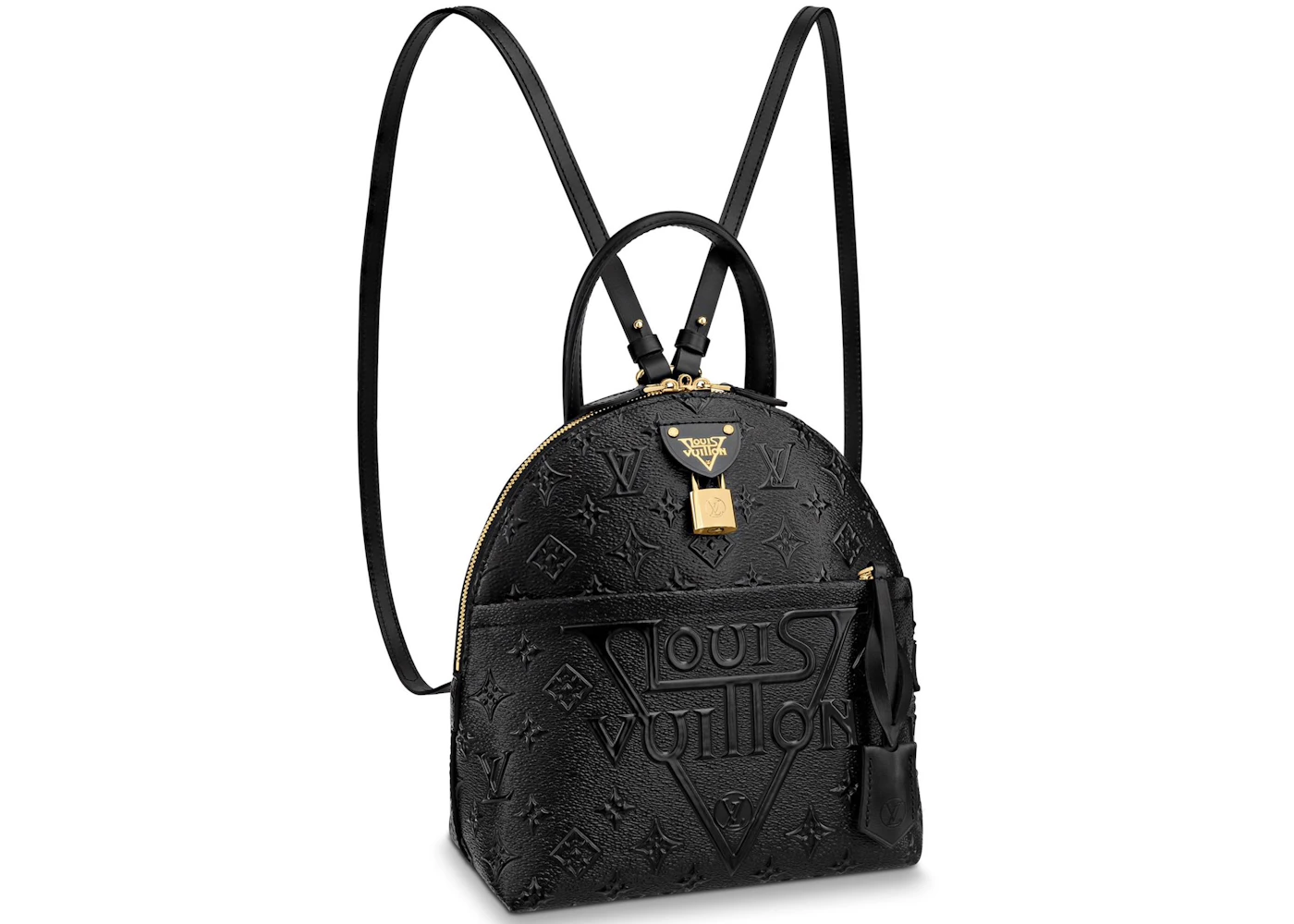 Louis Vuitton Moon Backpack Embossed Monogram Midnight in Canvas/Calfskin  with Gold-tone - US