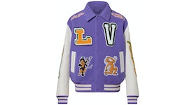 Louis Vuitton Brown Calfskin King Of Trunk-Makers Patch Blouson Jacket