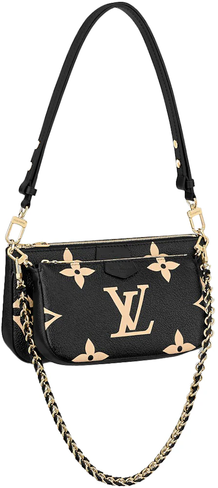 Louis Vuitton - Multi Pochette Accessoires - Black / Beige - Monogram Leather - Women - Luxury