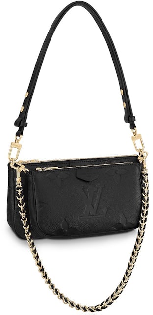 Louis Vuitton Multi Pochette Accessoires Black in Cowhide Leather with  Gold-tone - GB