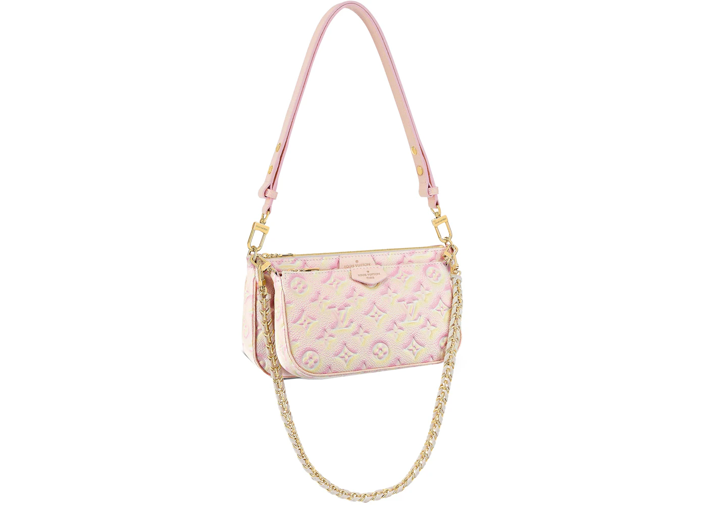 lv 3 in 1 bag pink