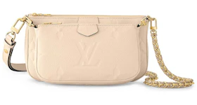Louis Vuitton Multi Pochette Accessories Creme Beige