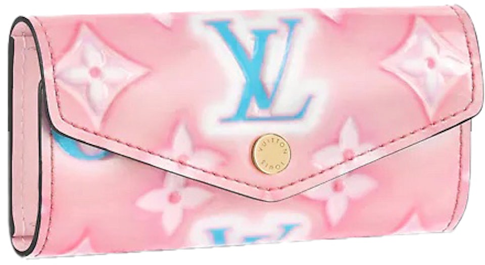Louis Vuitton Multicle 4 Key Holder Monogram Verni Light Pink Neon