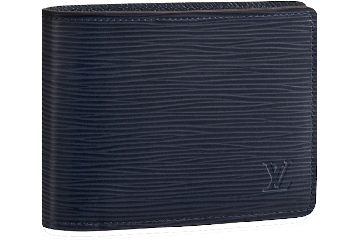 Louis Vuitton Multiple Wallet (3 Card Slot) Epi Navy Blue