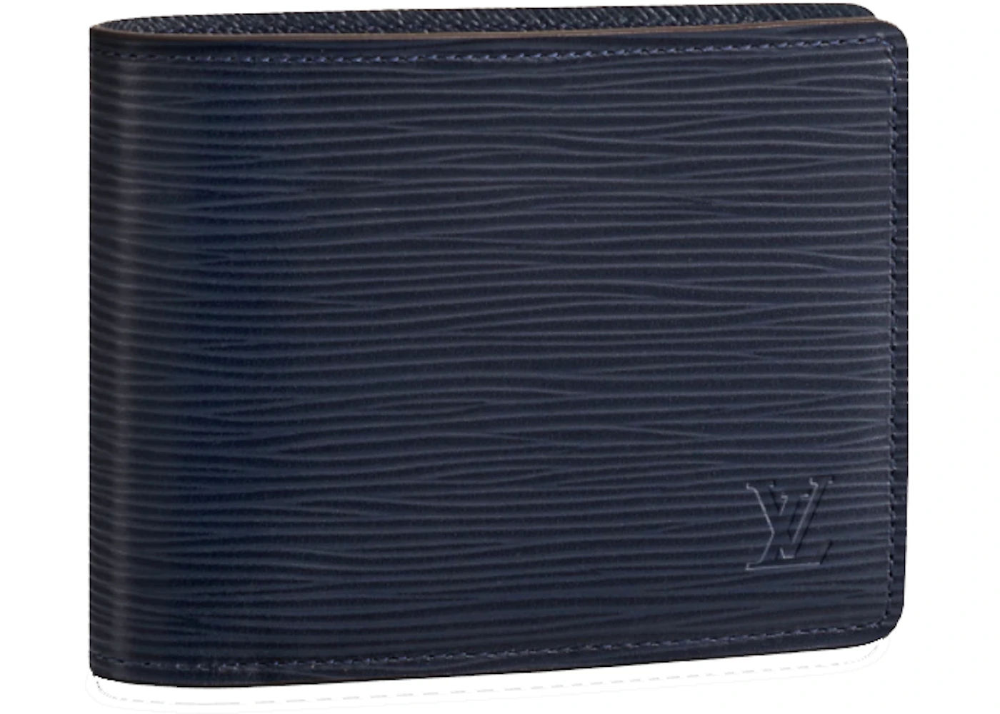 Louis Vuitton Multiple Wallet (3 Card Slot) Epi Navy Blue in Epi