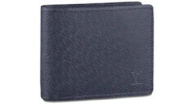 Louis Vuitton Multiple Wallet (3 Card Slot) Taiga Bleu Marine