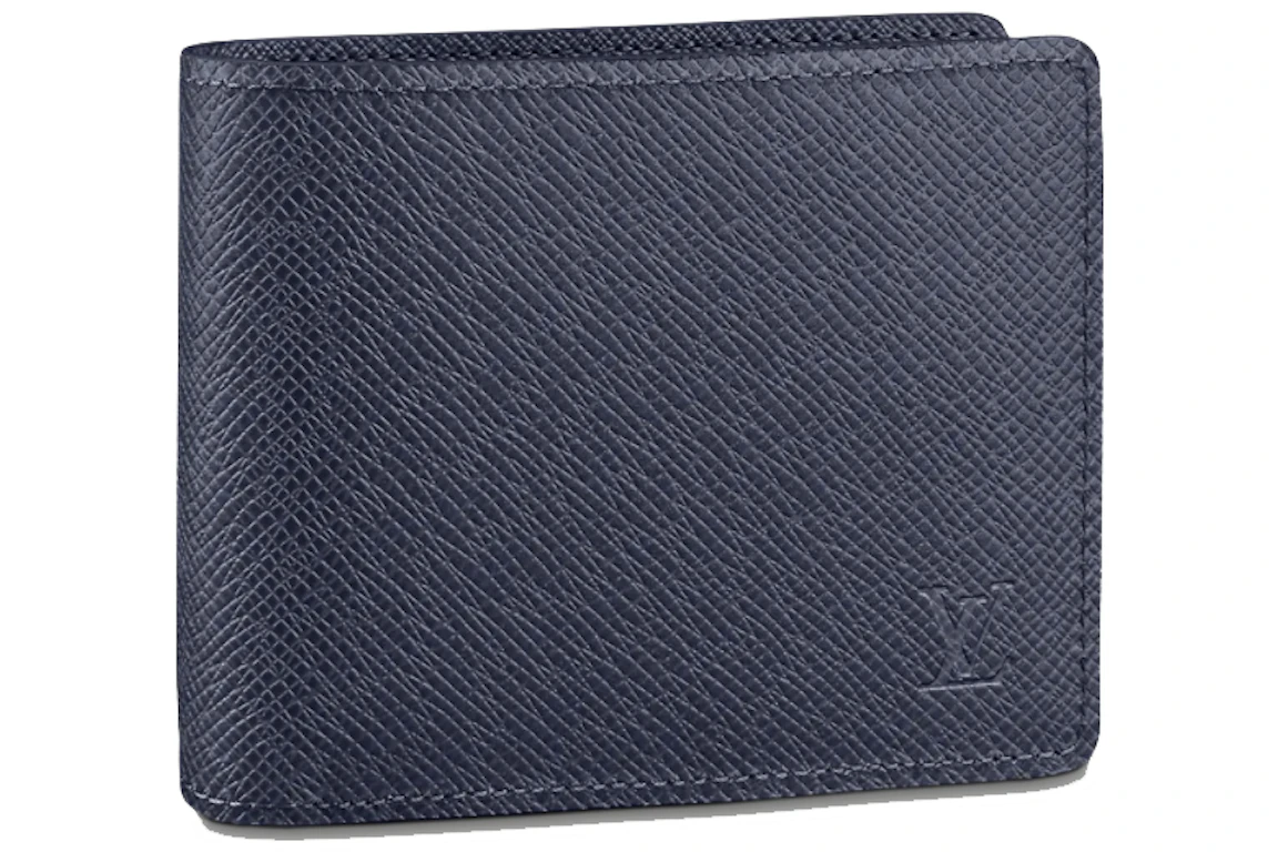 Louis Vuitton Multiple Wallet (3 Card Slot) Taiga Bleu Marine