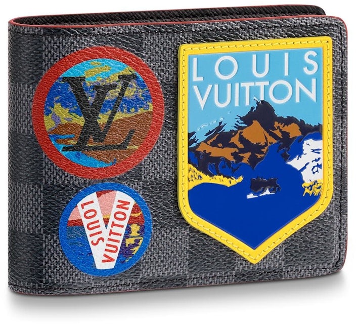 Louis Vuitton Multiple Wallet Damier Salt Marine in Coated Canvas - US