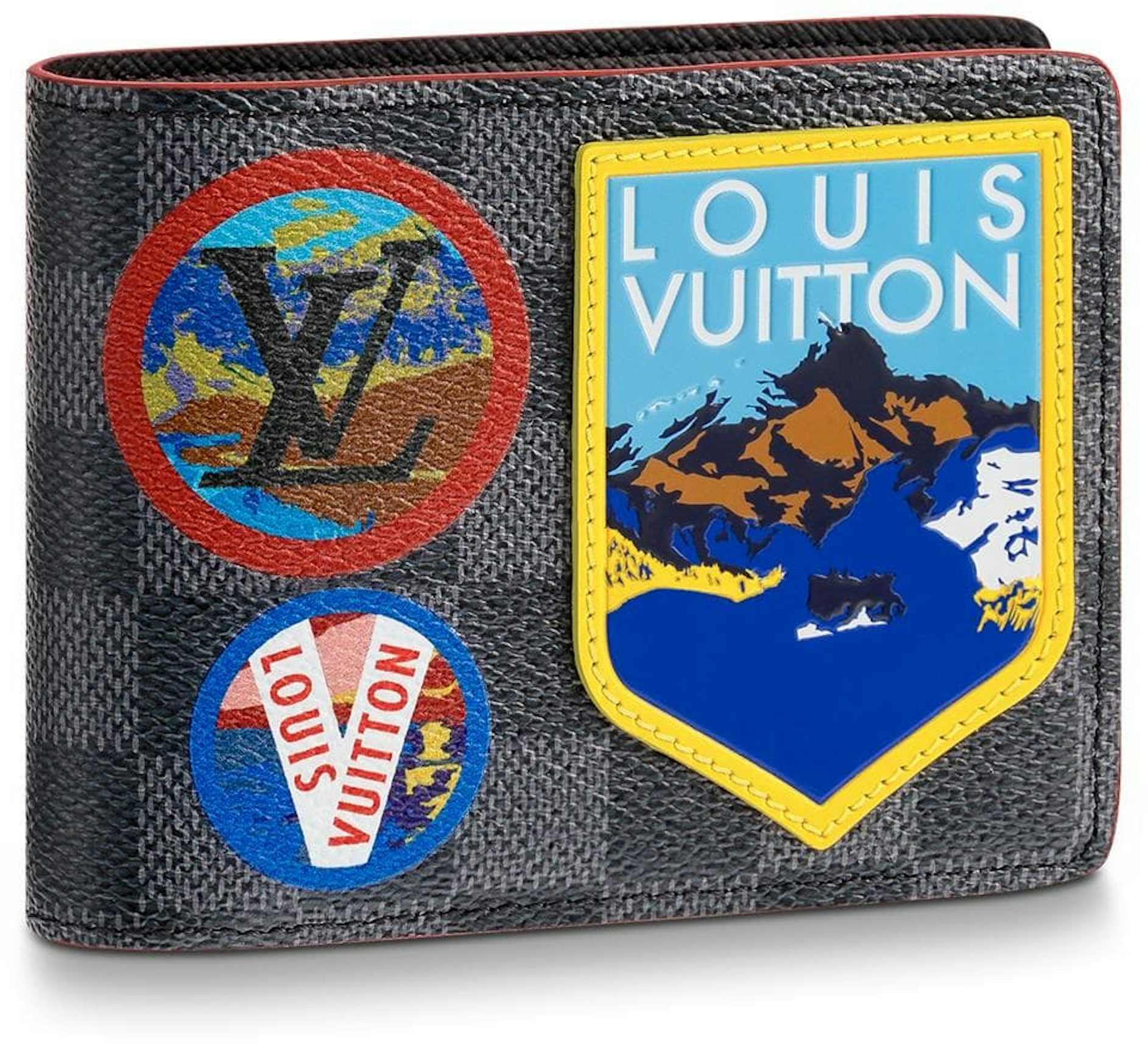 Louis Vuitton Damier Graphite Canvas Multiple Bifold Wallet Louis