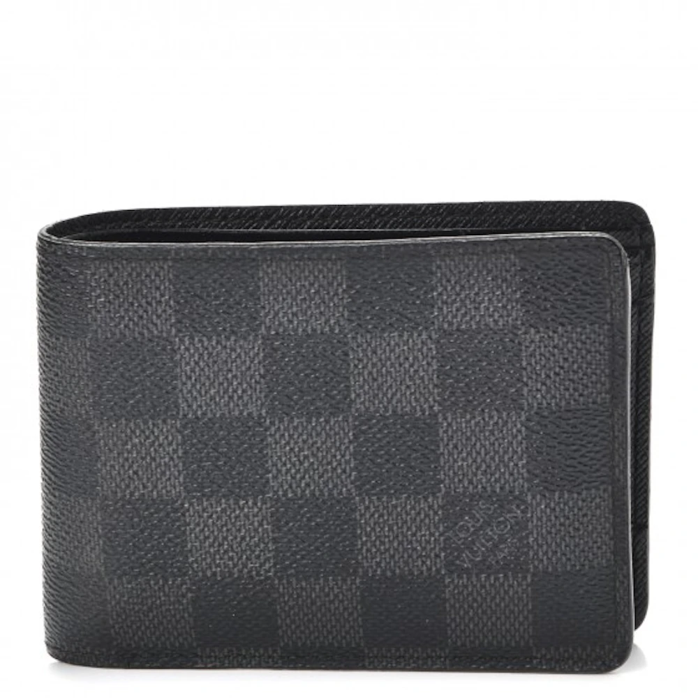 Louis Vuitton Multiple Wallet Damier Graphite Black/Grey in Canvas