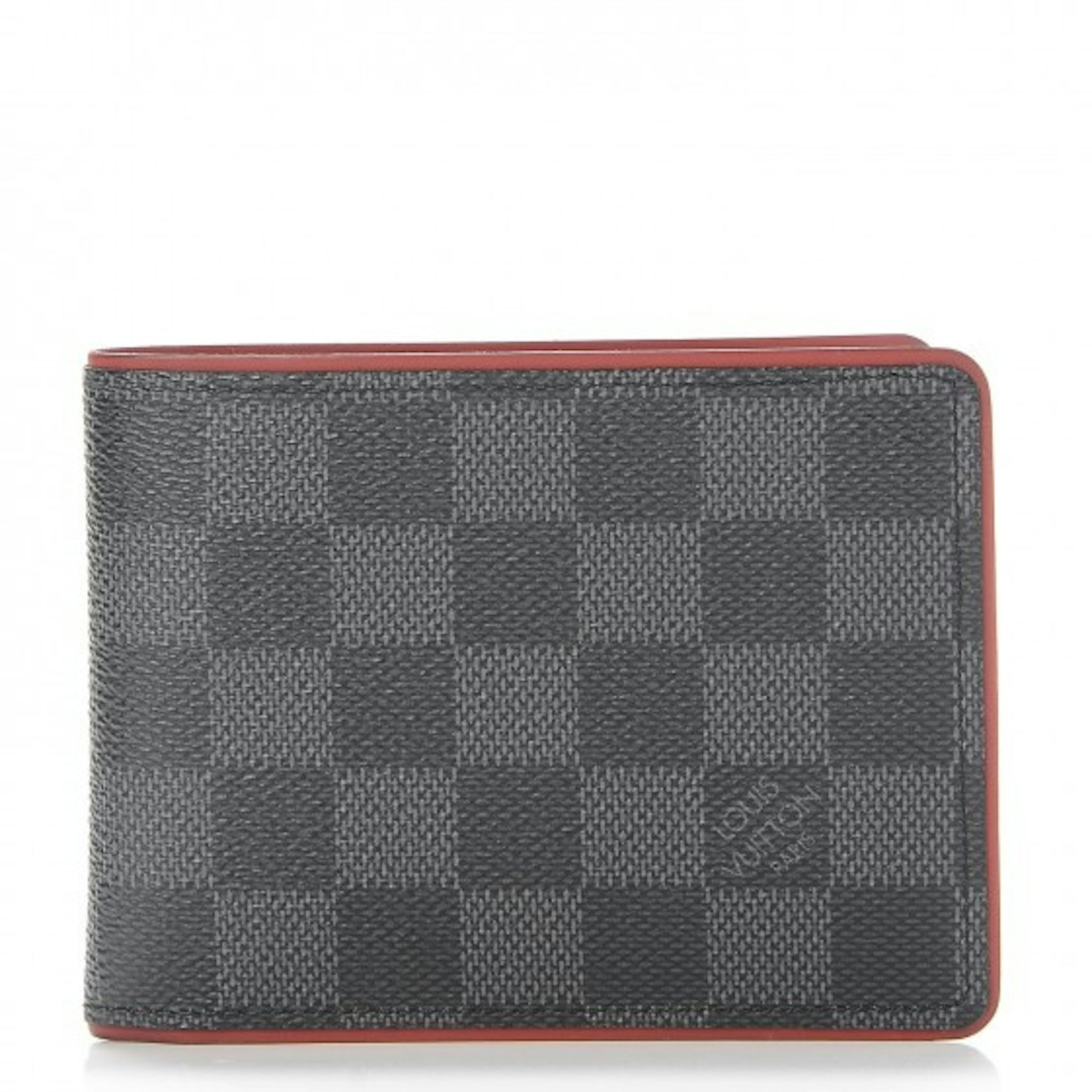 Louis Vuitton Multiple Wallet Damier Graphite Black/Red in Canvas - GB