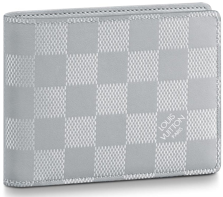 Louis Vuitton Multiple Wallet Damier Infini Gris Silver in Leather with  Silver-tone - US