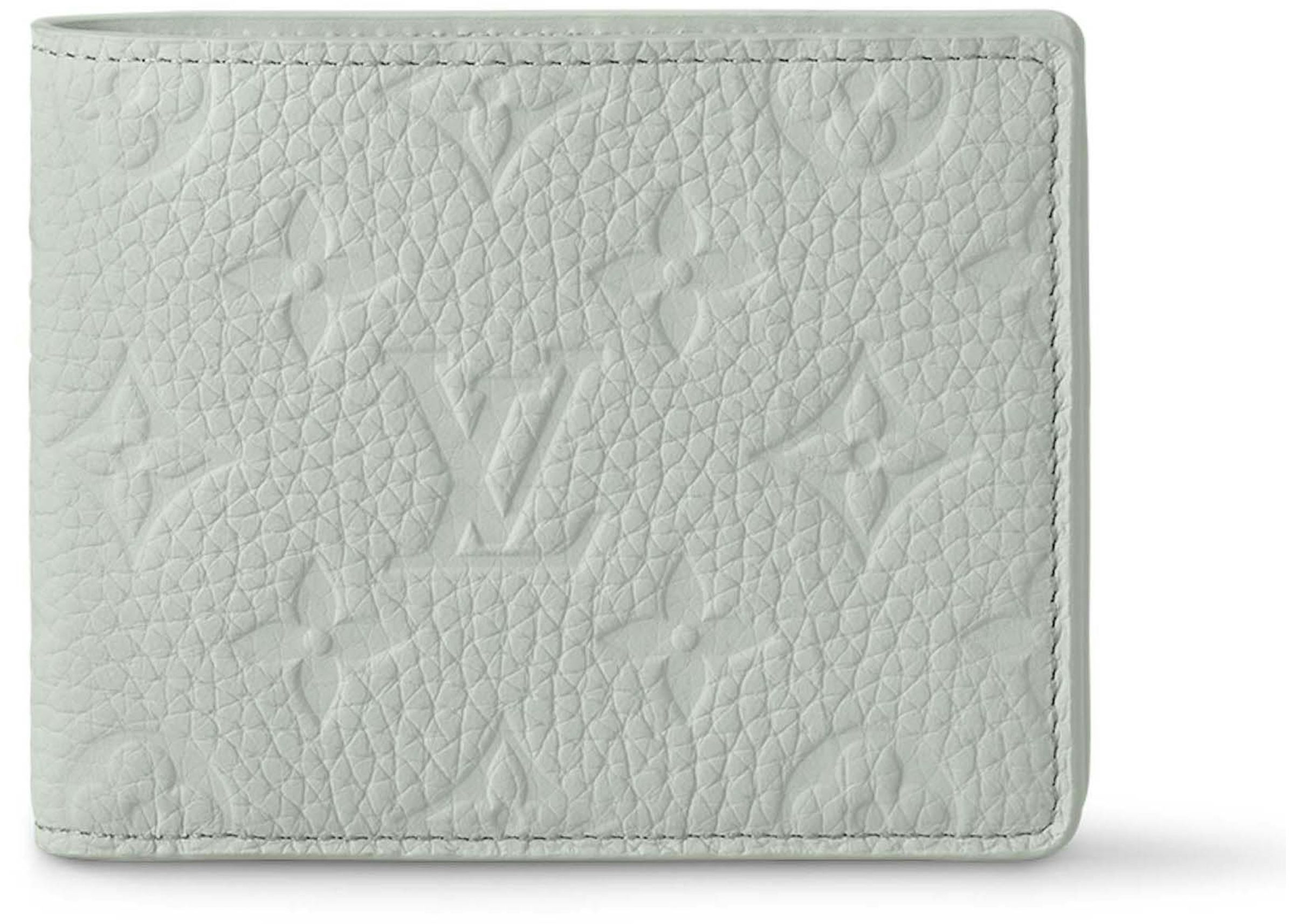 lv grey wallet