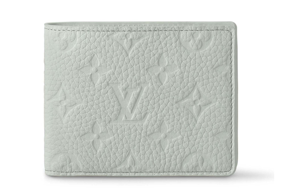 Pre-owned Louis Vuitton Multiple Wallet Mineral Gray