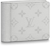 New Louis Vuitton x NBA Multiple wallet Brown White Red Blue Leather Cloth  ref.595155 - Joli Closet
