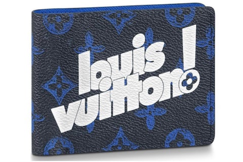 Louis Vuitton Multiple Wallet Monogram Blue in Coated Canvas US