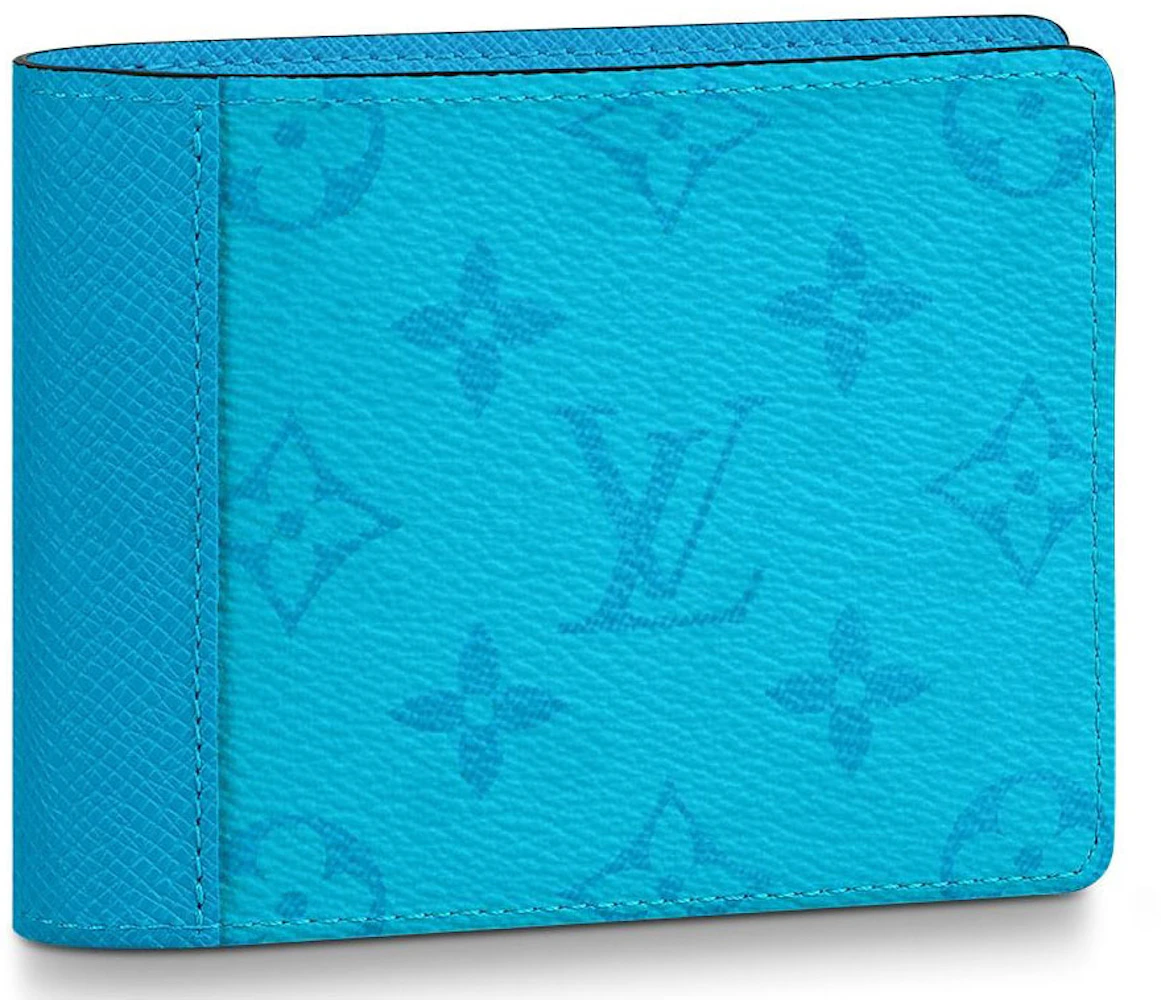 Louis Vuitton Navy River Blue Monogram Leather Multiple Wallet Louis  Vuitton