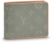 LOUIS VUITTON 2 Set Bifold Wallet Purse Monogram Leather Brown 07MX585