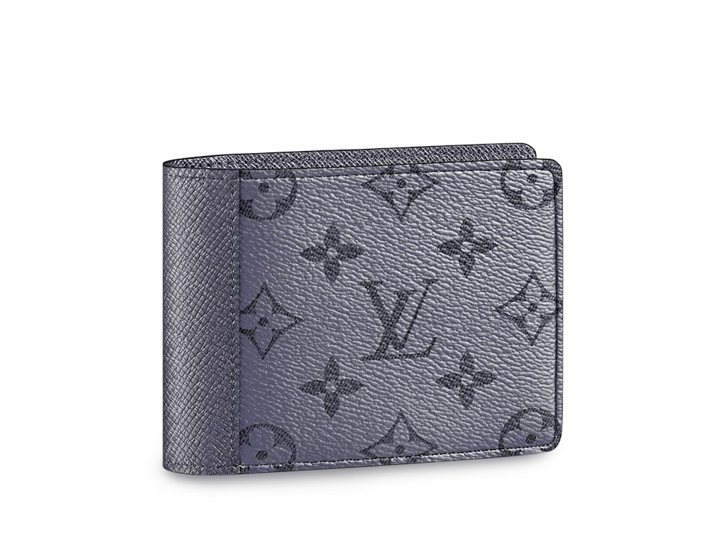 Pre-owned Louis Vuitton Multiple Wallet Monogram Gunmetal Gray