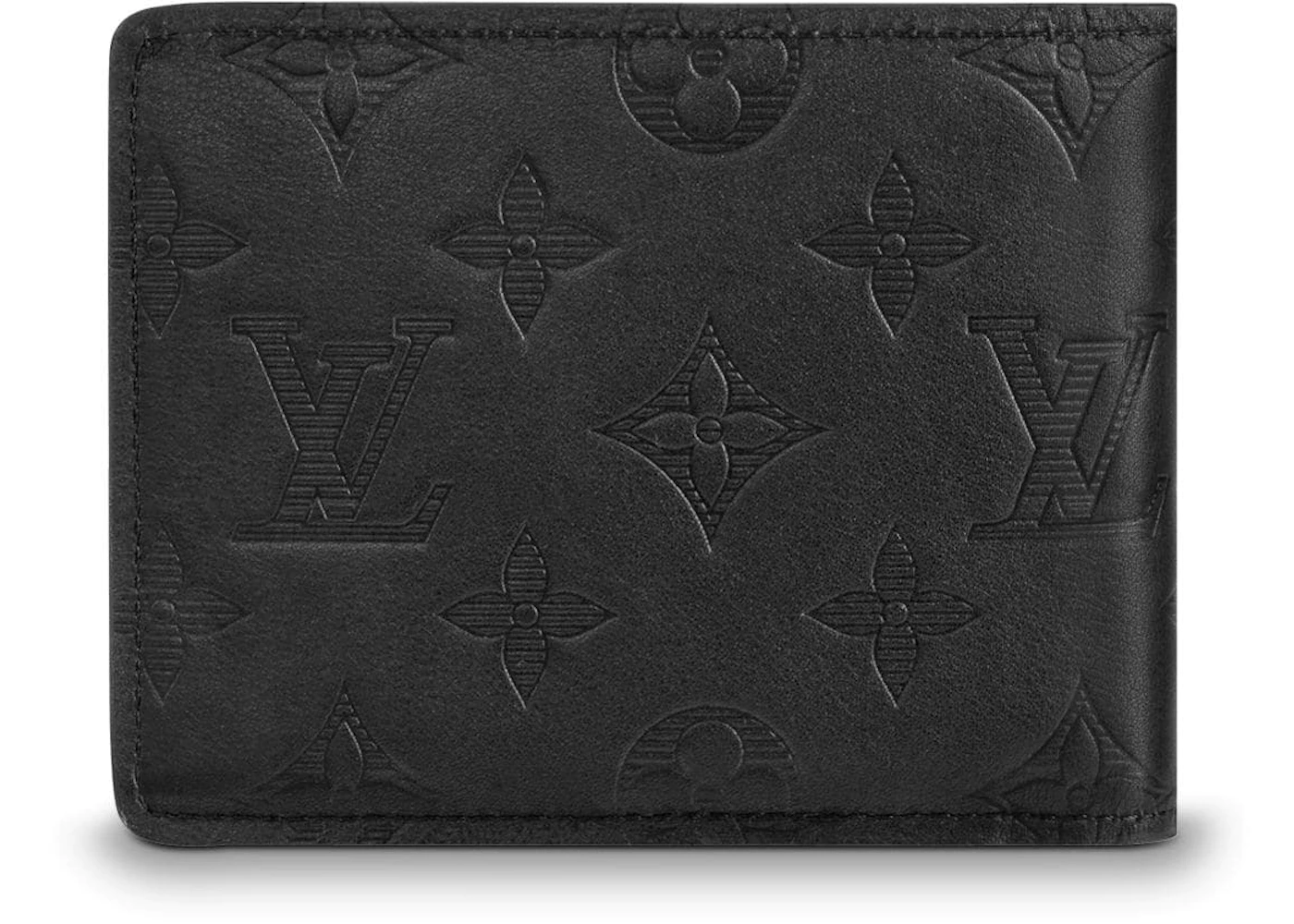 Louis Vuitton Multiple Wallet Monogram Shadow Black in Coated Canvas ...