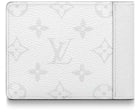 Louis Vuitton Multiple Wallet White Damier Spray in Cowhide Leather with  Silver-tone - US