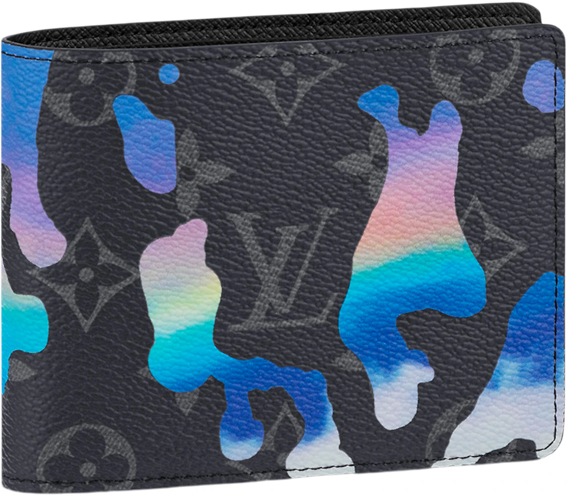 Louis Vuitton Multiple Wallet Monogram Galaxy Black/Grey Multicolor in  Coated Canvas - US