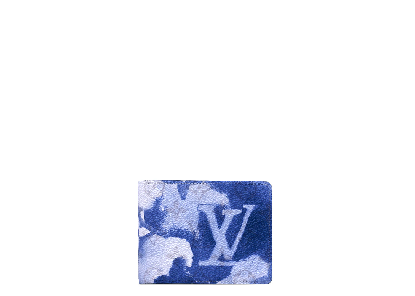 lv blue wallet