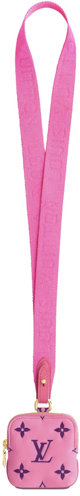 Louis Vuitton Multipochette Lanyard Key Holder Pink/Purple in Empreinte  Leather with Gold-tone - GB