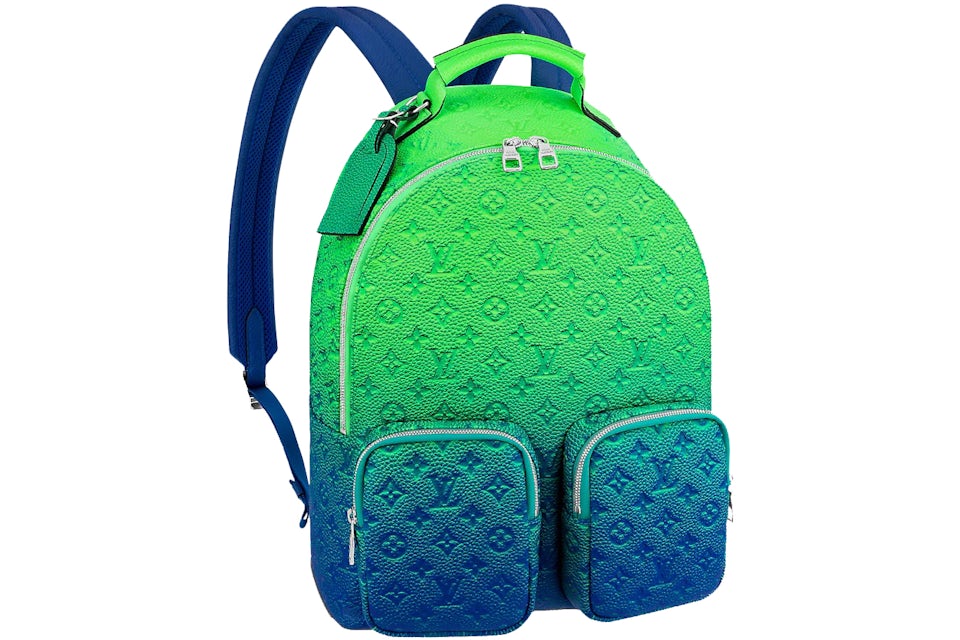 Louis Vuitton Multipockets Backpack Taurillon Illusion Blue/Green in  Leather with Silver-tone - US