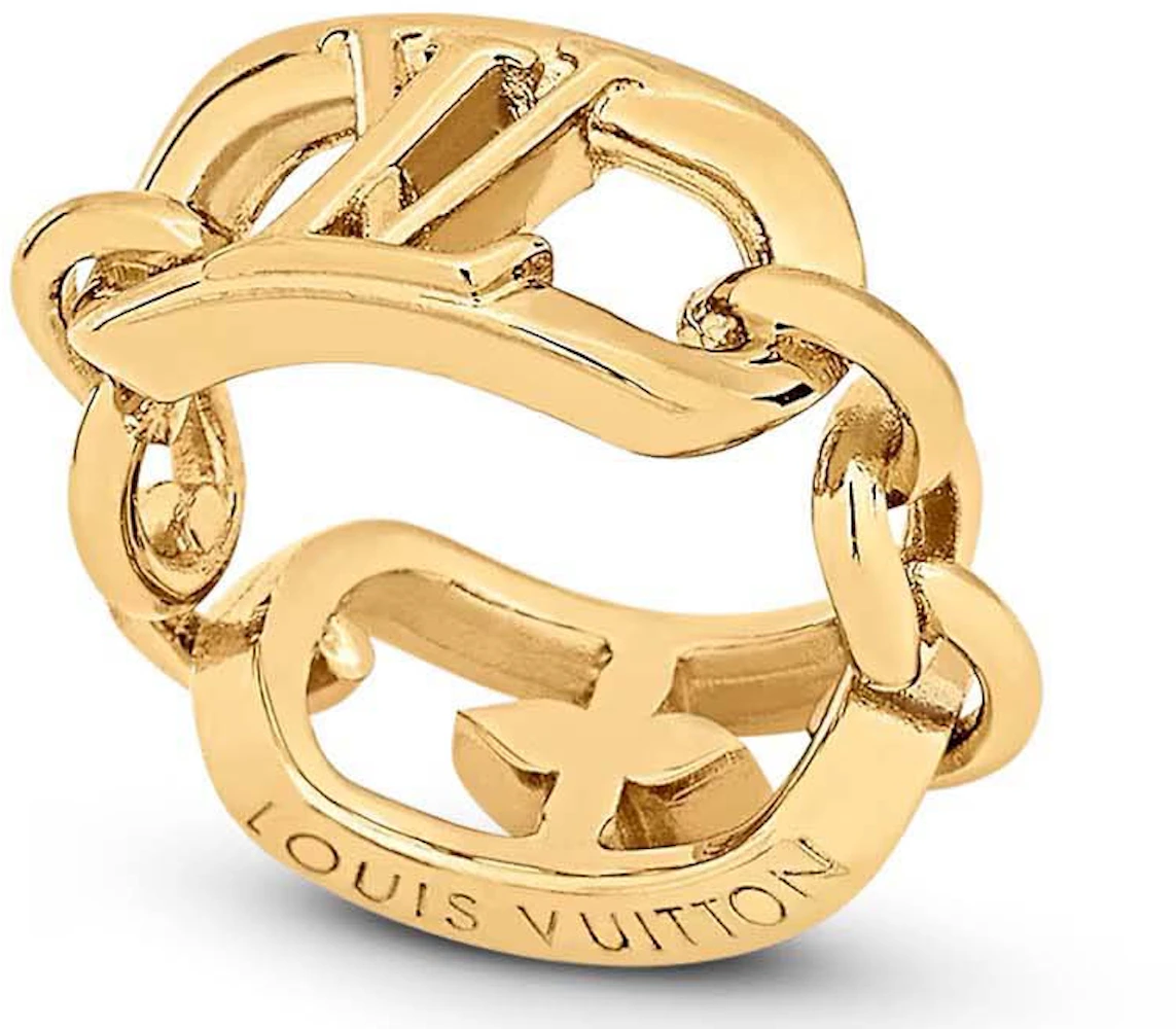Louis Vuitton My LV Chain Ring Brass
