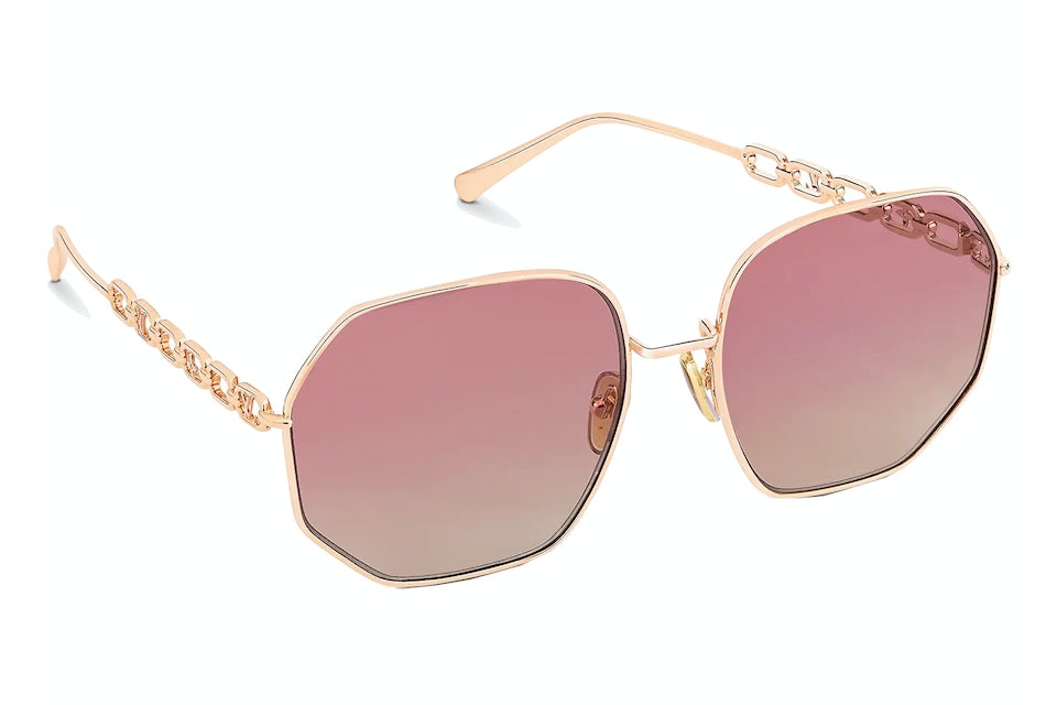 Louis Vuitton My LV Chain Round Sunglasses Pink Gold (Z1651E/W)