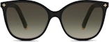 Louis Vuitton Black/Grey Michelle Z0835W Cat-Eye Sunglasses Louis