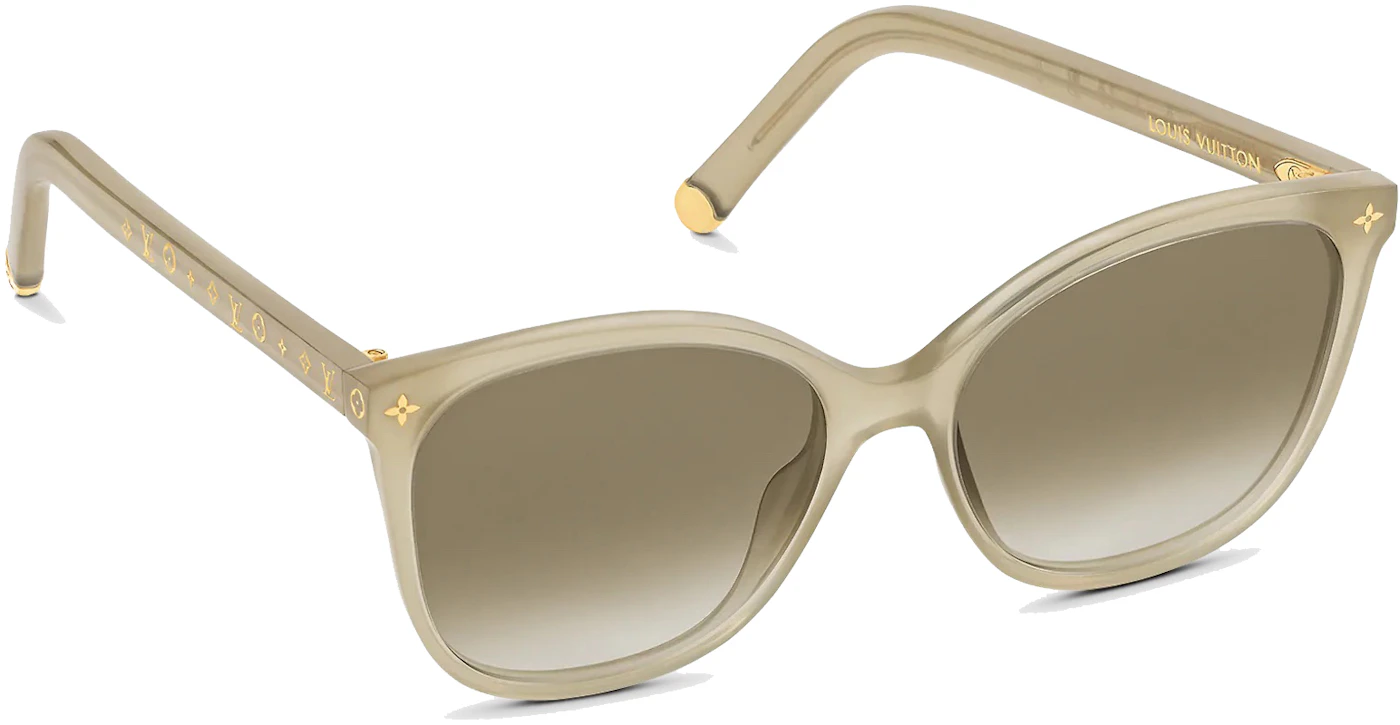 Louis Vuitton My Monogram Light Cat Eye Sunglasses Khaki (Z1660W/E) in  Acetate with Gold-tone - IT