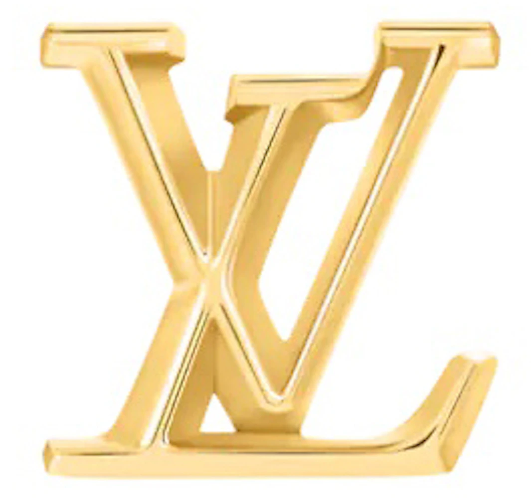 Louis Vuitton Nigo® & Virgil Abloh™, Pyramidal LV Ear Stud, Yellow