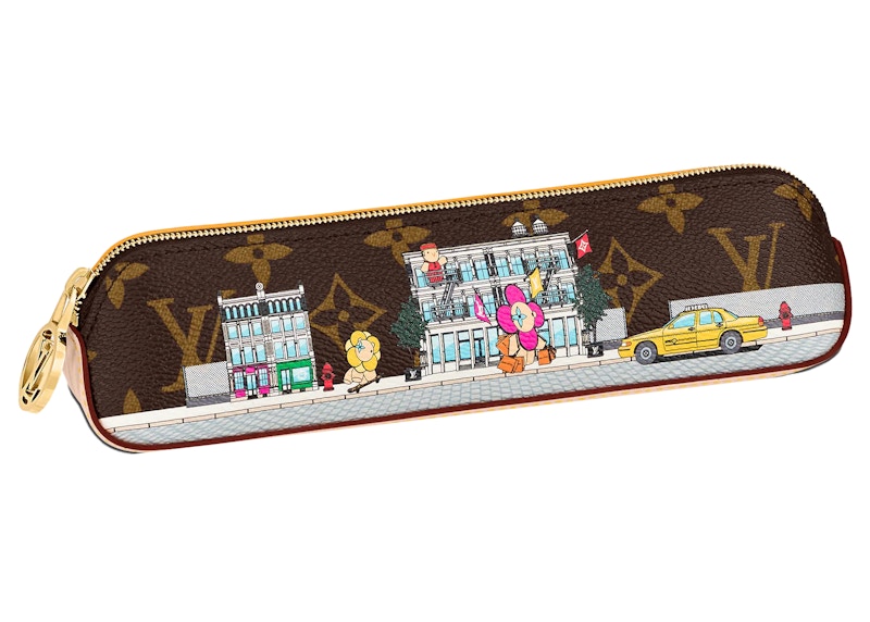 Louis Vuitton NYC Pencil Pouch Vivienne Holiday Monogram Canvas