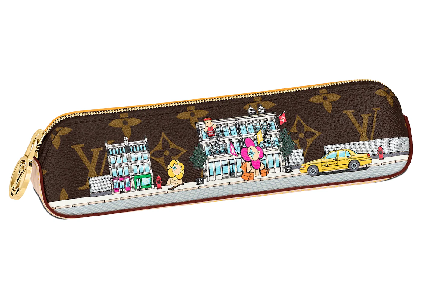 Louis Vuitton Mini Pochette Accessoires Vivienne Holiday Monogram  Canvas/Pink in Coated Canvas with Gold-tone - US