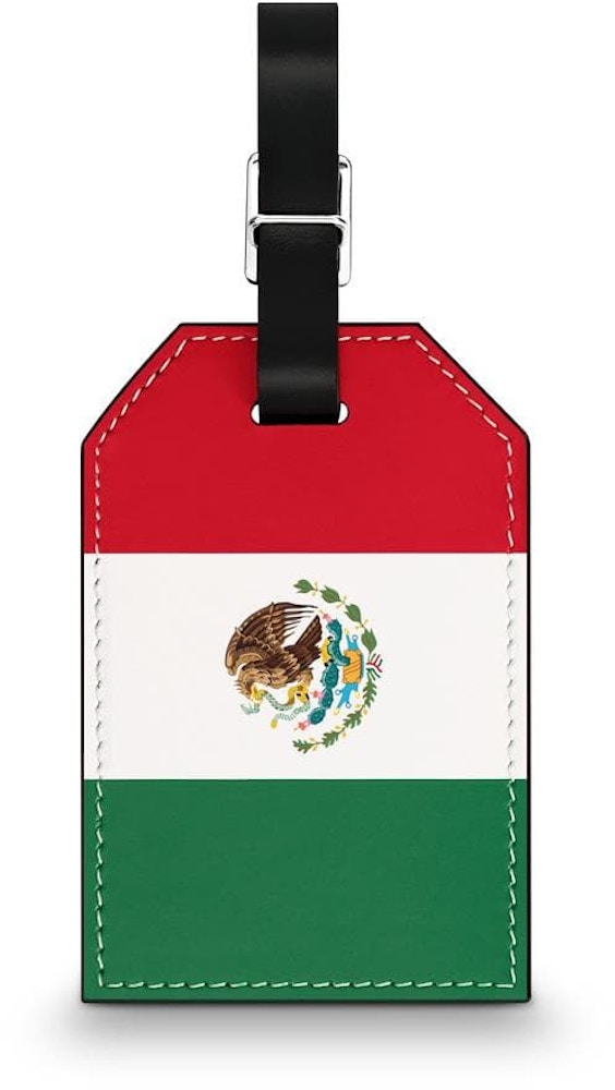 gå på indkøb Ord At bidrage Louis Vuitton Name Tag Hexagonal FIFA World Cup Mexico in Epi Leather with  Silver-Tone