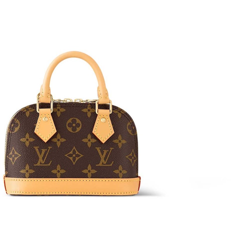 Louis Vuitton Nano Alma Monogram in Coated Canvas with Gold-tone US