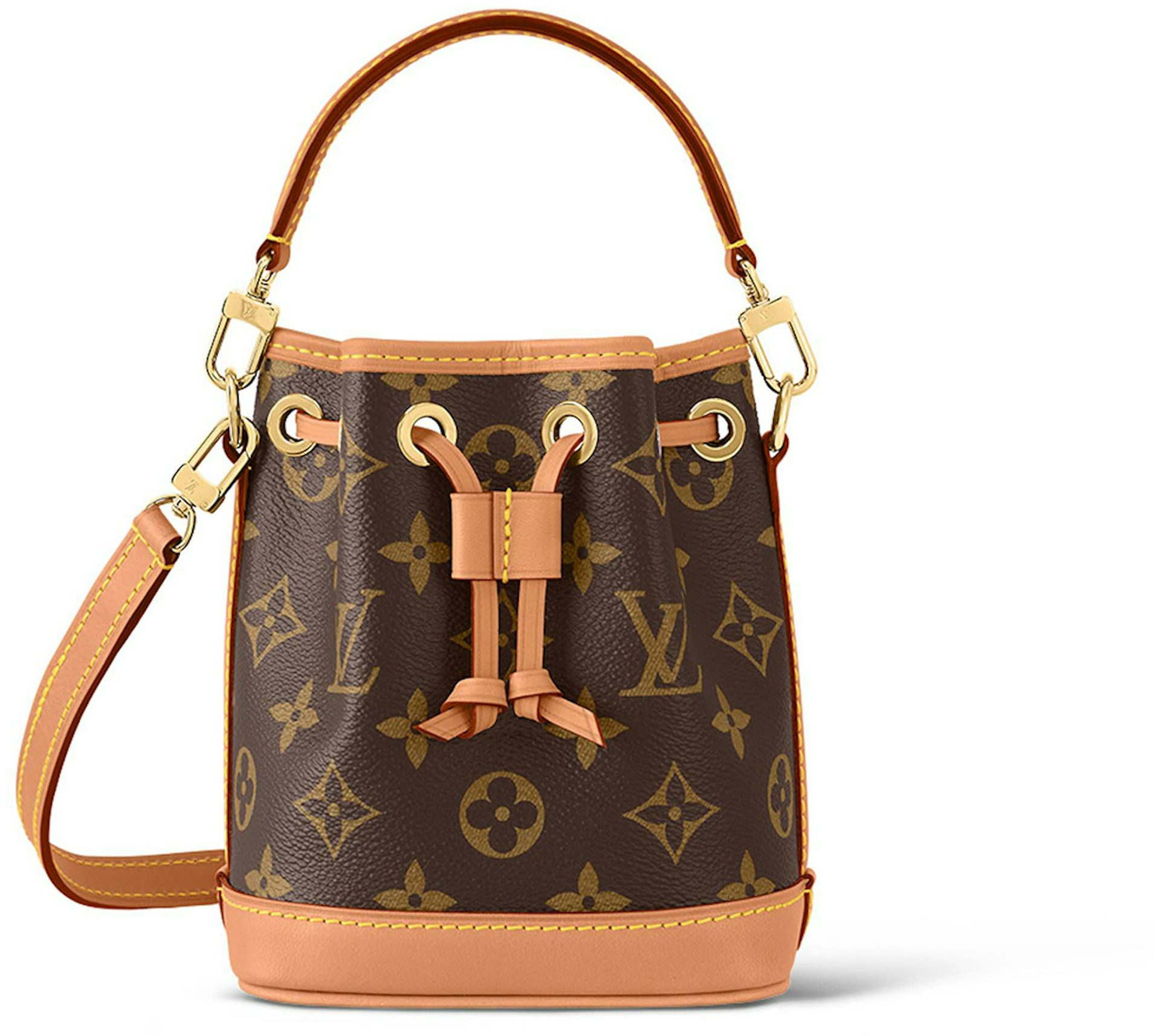 Louis Vuitton Nano Speedy Pink in Coated Canvas with Gold-tone - US