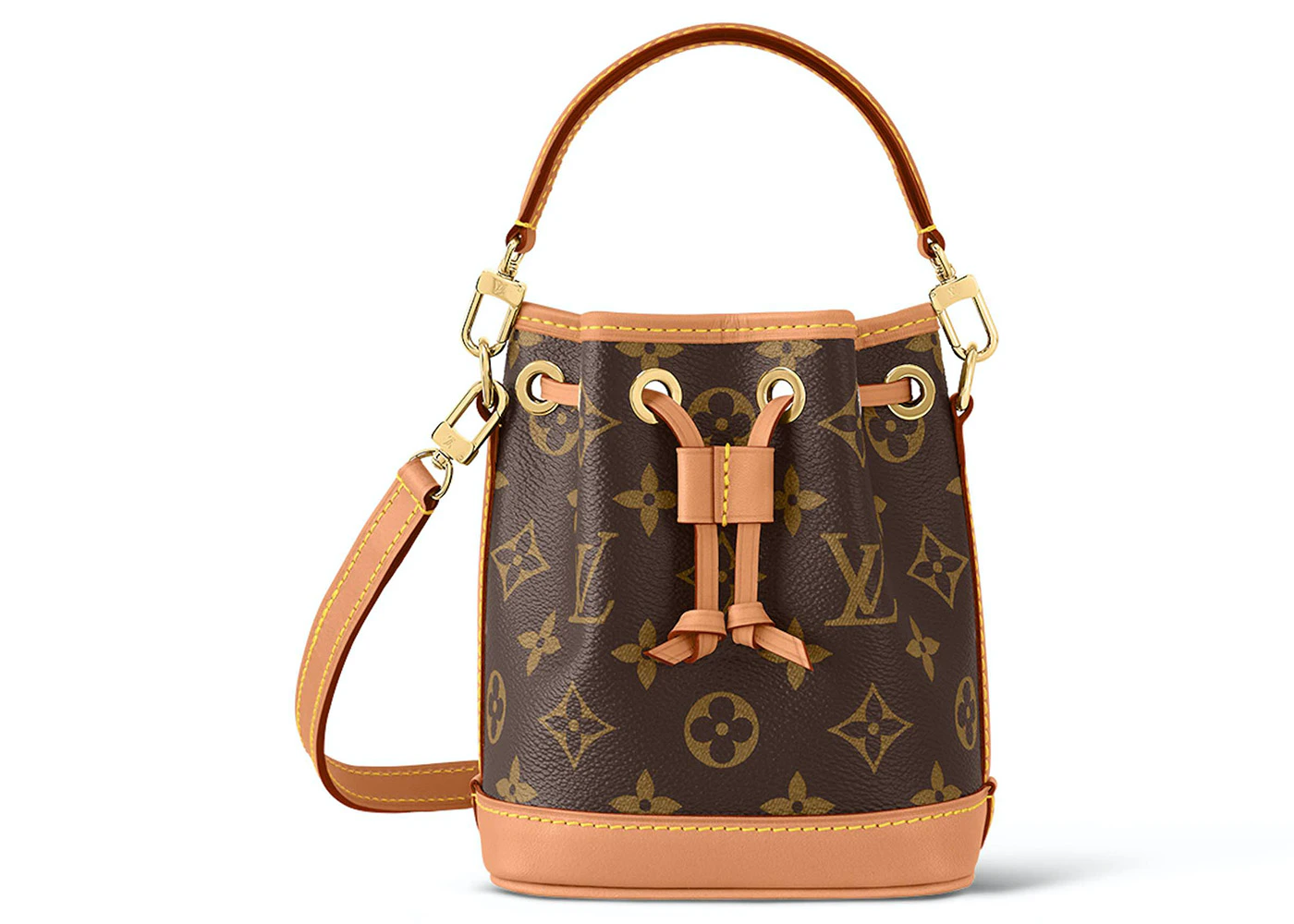 Louis Vuitton Nano Noe Monogram in Coated Canvas with Gold-tone - US