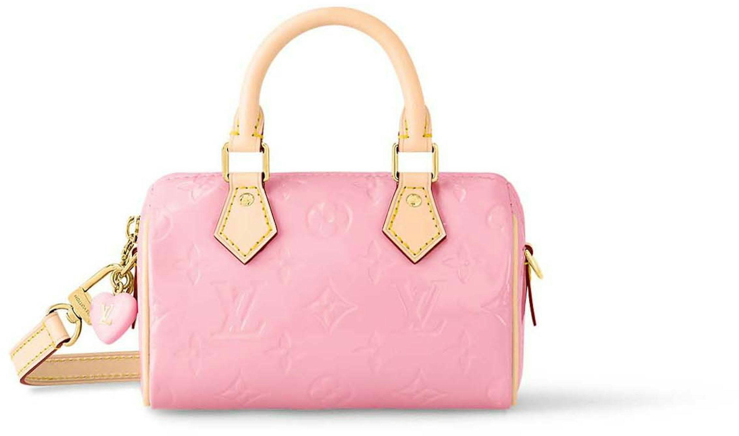 Louis Vuitton Nano Speedy Mochi Pink in Calfskin Leather with Gold-tone - GB