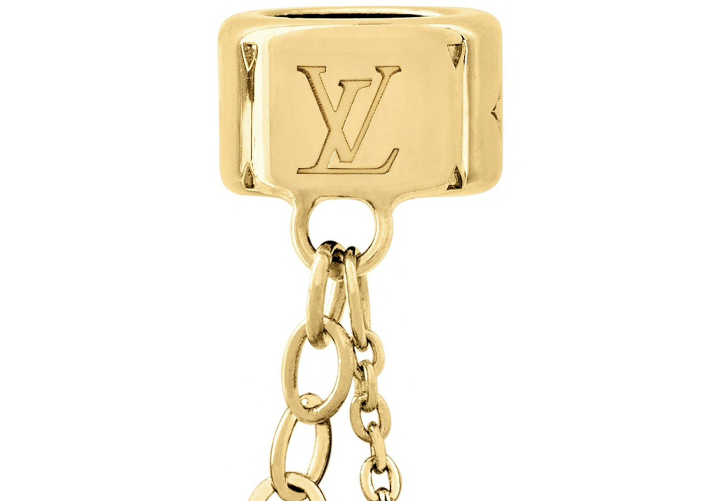 Louis vuitton earphone earrings Clearance