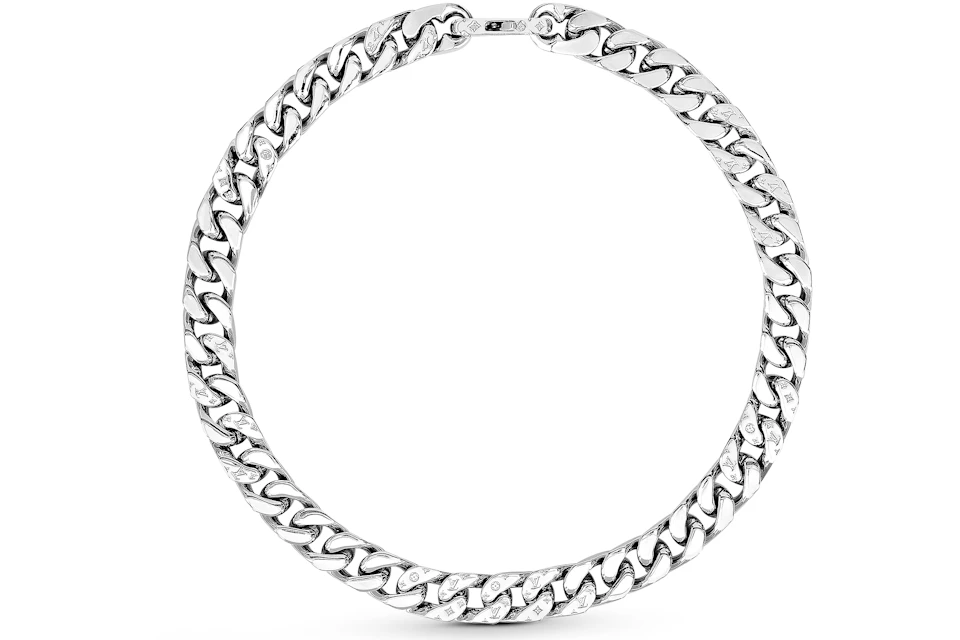 Louis Vuitton Necklace Chain Links Silver