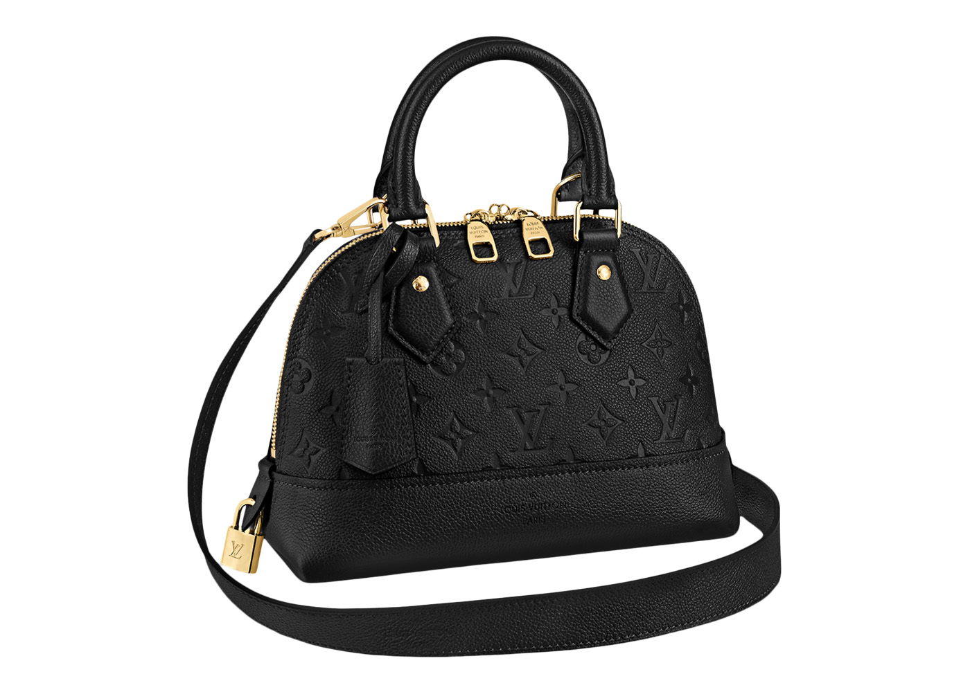 Louis Vuitton Alma BB Black in Calfskin Leather with Goldtone  US