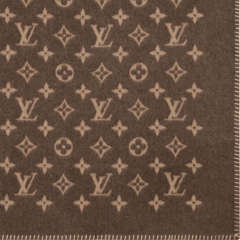 Louis Vuitton Neo Monogram Blanket Brown in Wool/Cashmere US