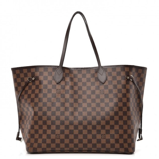 Louis Vuitton Neo Neverfull Damier Ebene (Without Pouch) GM Cerise Lining  in Canvas/Leather with Brass - US
