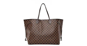 Louis Vuitton Neo Neverfull Damier Ebene (Without Pouch) GM Cerise Lining