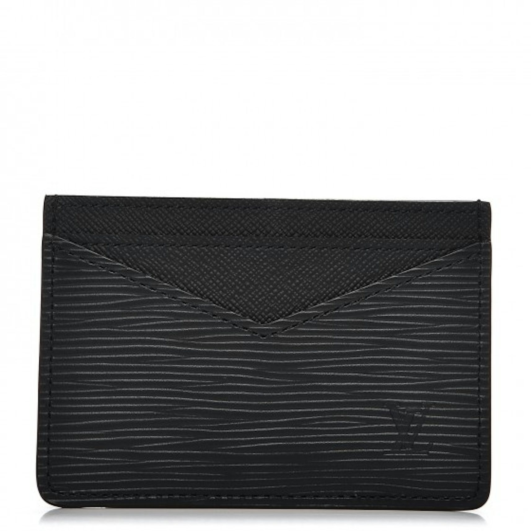 Louis Vuitton Black Epi Leather Card Holder Louis Vuitton